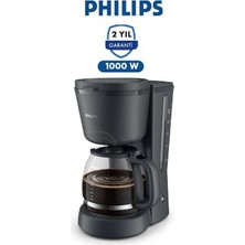 Philips Filtre Kahve Makinesi 1,2 Lt Kapasite, Bir Demlemede 10 Fincan Kahve Yapma, Otomatik Kapanma ve Damlama Emniyeti