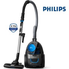Philips Powerpro Toz Torbasız Süpürge - Kuvvetli Emiş Gücü, Hepa Filtre ve 1.5 L Toz Haznesi, Turbo Başlık Philips Türkiye Garantili