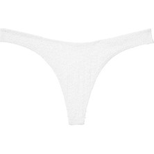 Pink By Frankies Bikinis Moon Bay Fistolu Bikini Altı - Beyaz Fisto