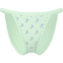 Pink Wink Dantelli Bikini Külotu - Su Yeşili