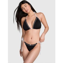 Pink By Frankies Bikinis Cape May Bikini Üstü - Siyah