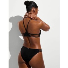 Victoria's Secret Swim Archives Beach Makrome Detaylı Cheeky Bikini Altı - Siyah