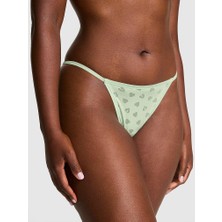 Pink Pamuklu String Bikini Külotu - Nane Yeşili