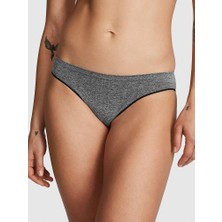 Pink Seamless Bikini Külot - Saf Siyah