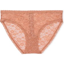 The Lacie Bağcık Detaylı Dantelli Bikini Külot - Pembe Allık
