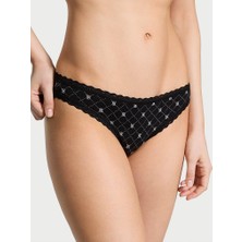 The Lacie Dantelli Pamuklu Bikini Külot - Logo Baskılı