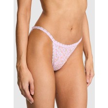 Pink Wink Dantelli Bikini Külotu - Lila Çiçekli