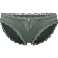 Dream Angels Dantelli Bikini Külotu - Uçuk Gri