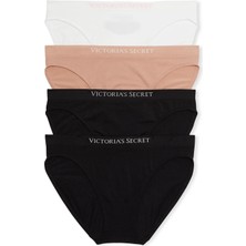 Seamless Dikişsiz 4'lü Bikini Külot - Çok Renkli