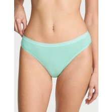 Victoria's Secret Esnek Pamuklu Bikini Külot - Şelale Mavisi