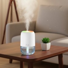 Kaia Life H2O Model Şeffaf Hazneli Hava Nemlendirici-Ultrasonik Soğuk Buhar Makinesi, LED Işıklı Masaüstü Oda Nemlendirici []