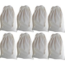 Belirtilmemiş Bez Kese Baskısız  20 x 30 Ebat 8'li Set Halinde