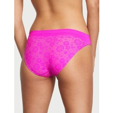 Seamless Seamless Posey Dantelli Bikini Külot - Koyu Pembe