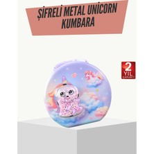 Eğitici Şifreli Çocuk Para Kasası Dayanıklı Metal
