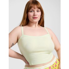 Pink Ribanalı Atlet - Mint Yeşili