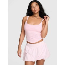 Pink All-Day Cotton™ Askılı Atlet - Pembe Beyaz Çizgili
