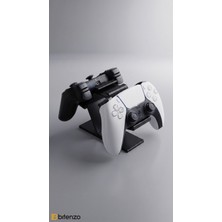 Bitenzo 3D Premium 2’li Gamepad Standı - Çiftli Oyun Konsolu Kol Tutucu Masaüstü Organizer