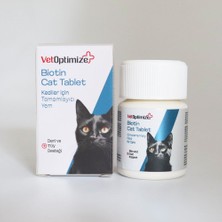 Vetoptimize Biotin Cat (Yavru ve Yetişkin Kediler Için Deri ve Tüy Desteği) 100 Çiğnenebilir Tablet