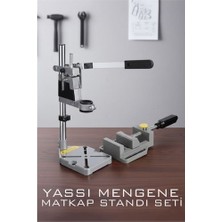Renas Store Tezgah Üstü Matkap Standı + Tezgah Mengenes Seti
