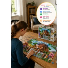 Toyfest PRIME3D 500 Parça 3D Puzzle At The Garden Gate Howard Robinson Bahçe Kapısı 61X46 cm