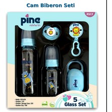 Biberon Hediye  Seti (Cam)- Mavi