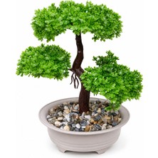 B&Nine Dekoratif Bonsai Yapay Ağaç - Ev & Ofis Masa & Raf Dekoru