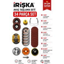 irişka Avuç Içi Spiral Taşlama Set 115 Lik Kesici Setler