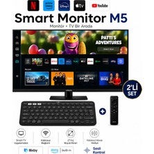 Samsung 27 Inç Akıllı Tv Özellikli Full Hd Tizen 60 Hz 4 Ms Hoparlörlü Wi-Fi Bluetooth LED Ekran 1920 x 1080 Çözünürlük