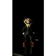 Arez Figür Peaky Blinders Mario Figür 15 cm El Boyama Koleksiyonluk Dekoratif 3D Baskı