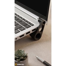 Bitenzo 3D Taşınabilir Mini Laptop Standı V2 - 2'li Set Ergonomik Yükseltici Aparat