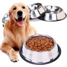 Vip Marketim Vipmarketim Paslanmaz Çelik Kedi/köpek Mama Kabı