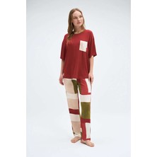 Pijadore 2041 Kısa Kollu Bayan Pijama Takım