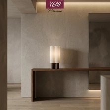 Nazze Sendai Kahverengi Masa Lambası Modern Abajur