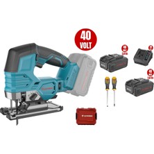 Kayasan Catpower 4470 Komursuz Akulu Dekupaj Lı-Ion 40V ( 2.0 Ah Aku 2 Adet) (Hızlı Sarj Cıhazı) Duz Yıldız Tornavıda