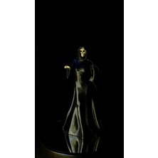 Arez Figür Lady Death Figür 21 cm El Boyama Koleksiyonluk Dekoratif 3D Baskı