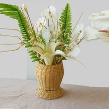 Sipariş Box Siparişbox 18X10CM Rattan Vazo