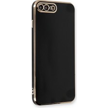 Renas Store Iphone 7 Kılıf Volet Silikon - Siyah