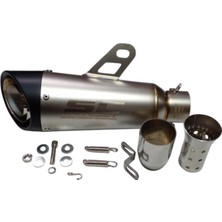 Modifiye Egzoz Titanium 310*51MM (Rialli) (Sc Project Görünümlü)