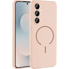 ZM Store Galaxy S26 Kılıf M-Safe Özellikli Yumuşak Dokulu Kamera Çıkıntılı Meta Kapak