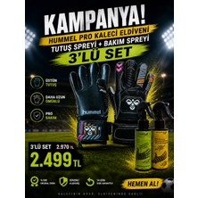 Hummel Pro Kaleci Eldiveni +Tutuş Spreyi+Bakım Spreyi