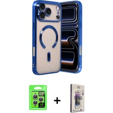 Pileli Store Pilelistore™ iPhone 17 Pro Kılıf Nova Işık Özel Seri - Siyah Bilvis 3D Cam Ekran Koruyucu + Raze Metal Kamera Lens - Gs
