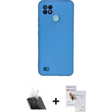 Pileli Store Pilelistore™ C21 Kılıf Ahenk Serisi - Siyah Seramik Nano Ekran Koruyucu + Kamera Lens Koruma Cam - Sf
