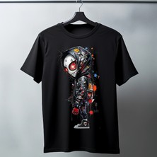 Timisiva Renkli Çocuk Erkek Kadın Premium Tişört %100 Pamuk Oversize Basic Günlük Şık T-Shirt