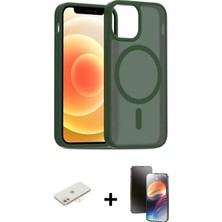 Pileli Store Pilelistore™ iPhone 11 Kılıf Siluet Minimal Prime - Siyah 3D Antistatik Mat Seramik Nano Ekran Koruyucu + Renkli Kamera Lens Koruma Cam - Sı