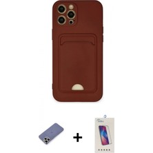 Pileli Store Pilelistore™ iPhone 12 Pro Max Kılıf Vadi Çizgi Prime - Siyah Joko 5d Cam + Metal Kamera Lens Koruma Cam - Gd