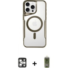 Pileli Store Pilelistore™ iPhone 16 Pro Max Kılıf Yadigar Klasik Özel Seri - Siyah Joko Magic 5d Hayalet Cam + Pvd Metal Kamera Lens - Gs