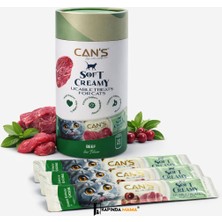Can's Soft Creamy Biftekli Kedi Ödül Kreması 15 gr x 30’lu