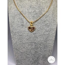 Gold Renk Kalpli Çelik Kolye