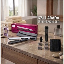 5000 Serisi Saç Düzleştirici, Argan Yağı Katkılı, Thermoprotect Eknolojisi, BHS520/00  Philips MG3710/15 Multıgroom 3000 Serısı 6'sı 1 Arada Erkek Bak