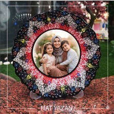 Hatyazan Kişiye Özel Fotoğraf Baskılı El Yapımı Çini Tabak – Unutulmaz Bir Hatıra